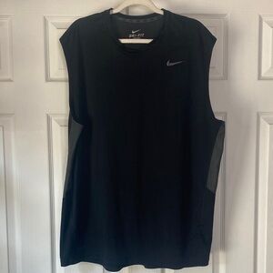 Nike Black Dri-Fit Sleeveless Shirt